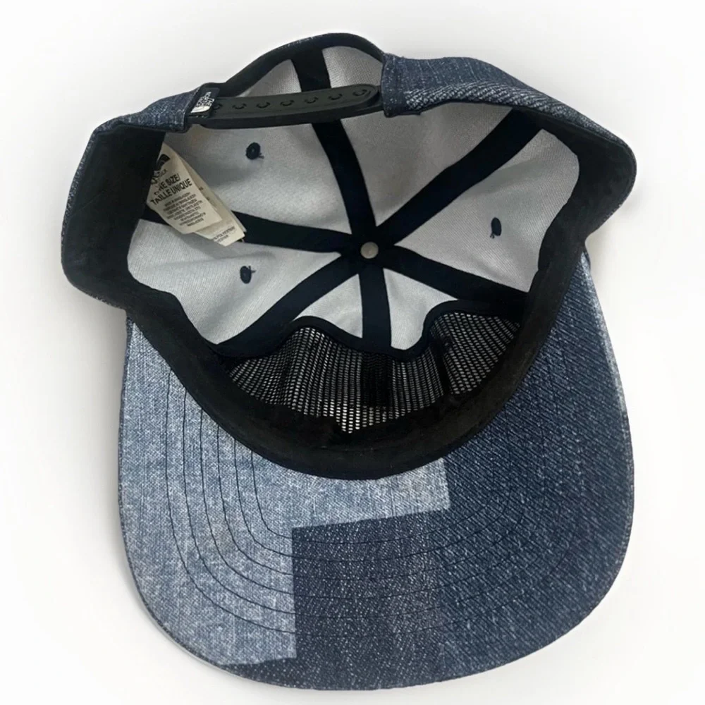 SOLD~The North Face Unstructured‎ Unisex Cap Blue Adjustable Lightweight - Picture 3 of 8